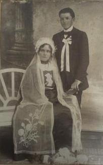 Esküvő 1917-ben (Silling Léda gyűjtéséből)